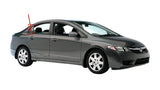 Passenger Right Side Rear Vent Window Vent Glass Compatible with Honda Civic 4 Door Sedan 2006-2011 Models