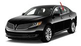 Driver Left Side Rear Door Window Door Glass Compatible with Lincoln MKS 2009-2016 Models