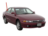 Passenger Right Side Rear Vent Window Vent Glass Compatible with Mitsubishi Galant 4 Door Sedan 1999-2003 Models
