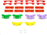 Precision Windshield Auto Glass MOLDING Clip KIT Compatible with Honda - Compatible with Civic - 2 Door Coupe - PCK-732-93