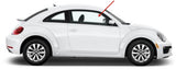 Passenger Right Side Front Door Window Door Glass Compatible with Volkswagen New Beetle 2012-2019 Models