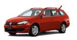 Driver Left Side Rear Door Window Door Glass Compatible with Volkswagen Jetta 4 Door Wagon 2008-2014 Models