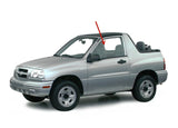 Driver Left Side Door Window Door Glass Compatible with Chevrolet Tracker/Suzuki Vitara 2 Door Utility 1999-2003 Models