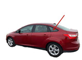 OE Black Moulding Driver Left Side Rear Quarter Window Quarter Glass Compatible with Ford Focus 4 Door Sedan 2012-2018 Models