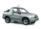 Passenger Right Side Door Window Door Glass Compatible with Chevrolet Tracker/Suzuki Vitara 2 Door Utility 1999-2003 Models