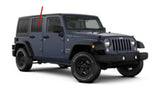 Passenger Right Side Rear Door Window Door Glass Compatible with Jeep Wrangler 2007-2017 Models/ Wrangler JK 2018 Models