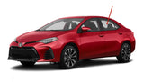 Driver Left Side Rear Door Window Door Glass Compatible with Toyota Corolla 4 Door Sedan 2014-2019 Models
