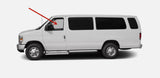 Driver Left Side Front Door Window Door Glass Compatible with Ford Econoline Van 1992-2014 Models