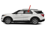 Driver Left Side Rear Door Window Door Glass Compatible with Ford Explorer 2020-2022 Models