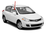Passenger Right Side Front Door Window Door Glass Compatible with Nissan Versa 4 Door Hatchback 2007-2013 Models / Versa 4 Door Sedan 2007-2011 Models