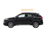 Driver Left Side Front Door Window Door Glass Compatible with Hyundai Tucson 2016-2021 Models