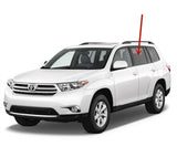 Driver Left Side Rear Door Window Door Glass Compatible with Toyota Highlander 2008-2013 Models