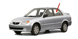 Driver Left Side Rear Door Window Door Glass Compatible with Mazda Protege 1999-2003 Models