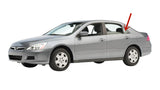 Driver Left Side Rear Vent Window Vent Glass Compatible with Honda Accord 4 Door Sedan 2003-2007 Models