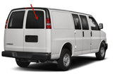 Privacy Stationary Back Window Back Glass Passenger Right Side Compatible with Chevrolet Express/GMC Savana Van 1996-2022 Models