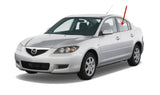 Driver Left Side Rear Door Window Door Glass Compatible with Mazda 3 2004-2009 4 Door Sedan Models
