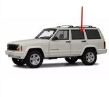 Driver Left Side Rear Vent Window Vent Glass Compatible with Jeep Cherokee/Jeep Wagoneer 1984-2001 Models