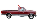 Passenger Right Side Front Door Window Door Glass Compatible with Ford Bronco F150 F250 1991-1996 / F250HD F350 F450 F-Series Super Duty 1991-1997 / F600 F700 F800 1991-1999 With Vent Glass Style Models