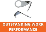 Fein U-Shaped Cutting Blade for Glass Removal Behind the Hood - Reinforced Design for Smooth, Clean Cuts on Cordless MultiMaster Tools, 1-1/2" Blade Length, 2-Pack - 63903212018