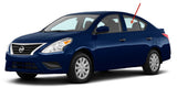 Driver Left Side Rear Door Window Door Glass Compatible with Nissan Versa 4 Door Sedan 2012-2019 Models
