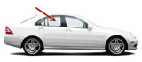 Passenger Right Side Rear Door Window Door Glass Compatible with Mercedes Benz C230 C240 C320 C32AMG C55AMG 4 Door Sedan 2001-2005 Models