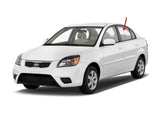 Driver Left Side Rear Door Window Door Glass Compatible with Kia Rio 4 Door Sedan 2006-2011 Models