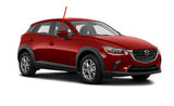 Passenger Right Side Front Door Window Door Glass Compatible with Mazda CX-3 2016-2021 Models