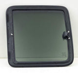 Privacy Movable Passenger Right Side Rear Quarter Window Quarter Glass With Frame & Latch Compatible with GMC Sierra Pickup 2 Door Extended Cab 1999-2006 Models