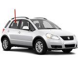 Passenger Right Side Rear Door Window Door Glass Compatible with Suzuki SX4 4 Door Hatchback 2007-2013 Models