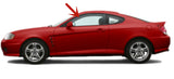 Driver Left Side Door Window Door Glass Compatible with Hyundai Tiburon 2003-2009 Models