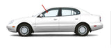 Driver Left Side Front Door Window Door Glass Compatible with Daewoo Leganza 1998-2002 Models