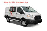 Stationary Passenger Right Side Fixed Cargo Door Window Door Glass Compatible with Ford Transit 83.2" Low-Roof Van 2015-2022 Models