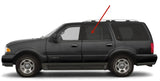 Driver Left Side Rear Door Window Door Glass Compatible with Ford Expedition/Lincoln Navigator 1997-2002 Models