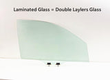 Laminated Passenger Right Side Front Door Window Door Glass Compatible with Honda Pilot 2023-2024 Models