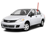 Driver Left Rear Door Window Door Glass Compatible with Nissan Versa 4 Door Hatchback 2007-2013 Models / Versa 4 Door Sedan 2007-2011 Models