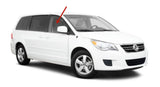 Passenger Right Side Front Door Window Door Glass Compatible with Volkswagen Routan Mini Van 2009-2012 Models/Ram Tradesman Cargo Van 2012-2015 Models