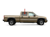Passenger Right Side Rear Door Window Door Glass Compatible with Chevrolet Silverado/GMC Sierra 4 Door Crew Cab 2001-2006 Models