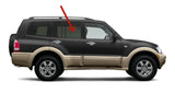 Passenger Right Side Rear Door Window Door Glass Compatible with Mitsubishi Montero 2001-2006 Models