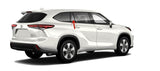 Passenger Right Side Rear Vent Window Vent Glass Compatible with Toyota Highlander 2020-2022 Models