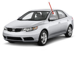Driver Left Side Front Door Window Door Glass Compatible with Kia Forte 2010-2013 Models