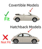 Passenger Right Side Door Glass Compatible with Volkswagen New Beetle 2 Door Convertible 2003-2010 Models