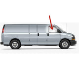 Passenger Right Side Front Door Window Door Glass Compatible with GMC Savana/Chevrolet Express 1996-2022 Models