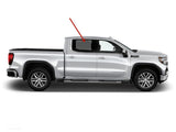 Passenger Right Side Rear Door Window Door Glass Compatible with GMC Sierra/Chevrolet Silverado 1500 4 Door Crew Cab 2019-2022 Models