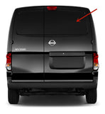Heated Back Window Back Glass Passenger Right Side Compatible with Nissan NV200 2013-2020 Models