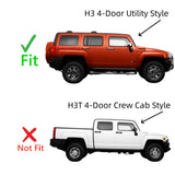Passenger Right Side Rear Door Window Door Glass Compatible with Hummer H3 2006-2010