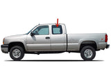 Movable Driver Left Side Rear Quarter Window Quarter Glass With Frame & Latch Compatible with Chevrolet Silverado Pickup 2 Door Extended Cab 1999-2006 Models