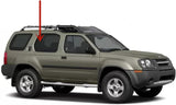 Factory Privacy Tinted Passenger Right Side Rear Vent Window Vent Glass Compatible with Nissan Xterra 2000-2004 Models