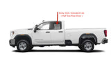 Driver Left Side Rear Door Window Door Glass Compatible with Chevrolet Silverado/GMC Sierra 2500/3500 4 Door Extended Cab Pickup (Half Size Rear Door) 2020-2022 Models