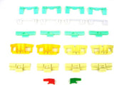 Precision Windshield Auto Glass Molding Clip Kit Compatible with Honda Accord 2-Door Coupe, OEM-Style Replacement Windshield Molding Retainer Clips, PCK-772-94