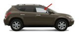 Passenger Right Side Front Door Window Door Glass Compatible with Nissan Murano 2003-2007 Models
